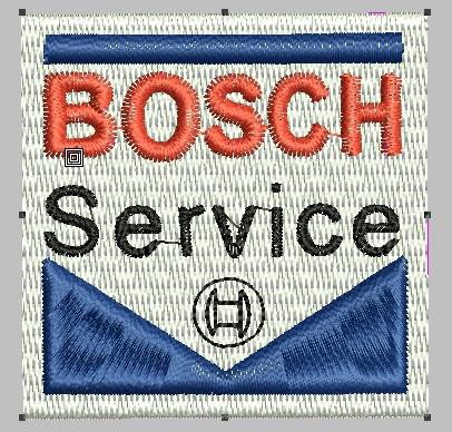 Výšivka - logo BOSCH Service