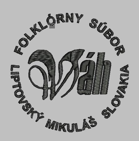 Výšivka - logo FS Váh