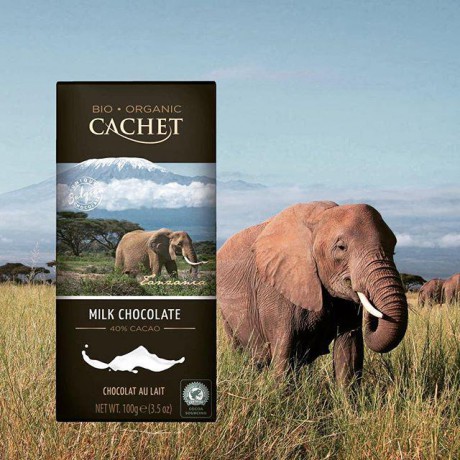 CACHET ORGANIC Mliečna čokoláda 40%