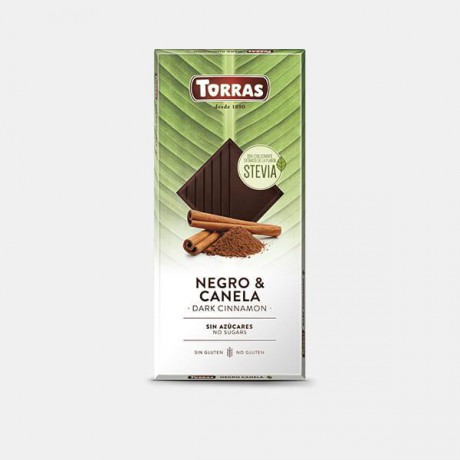 TORRAS Stévia Horká čokoláda - škorica