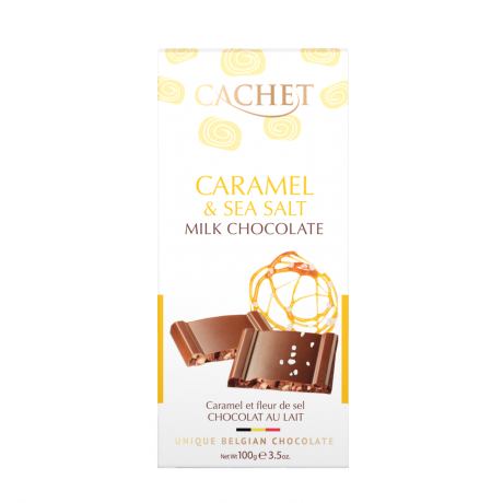 CACHET CLASSIC Mliečna čokoláda - karamel a morská soľ