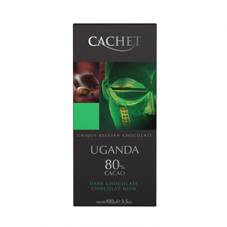 CACHET ORIGIN Horká čokoláda UGANDA 80%