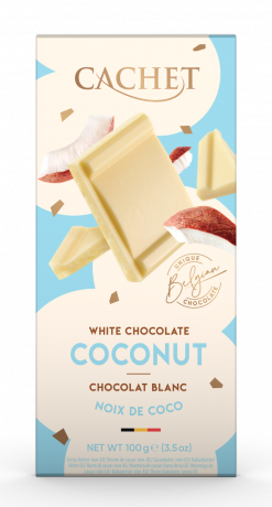 CACHET CLASSIC Biela čokoláda - kokos