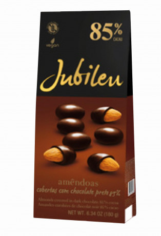JUBILEU Moments Mandle v horkej čokoláde 85%