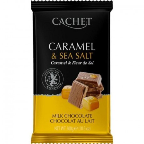 CACHET Mliečna čokoláda 32% - karamel a morská soľ