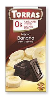 TORRAS DIA Horká čokoláda - banán