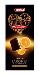 TORRAS ZERO Horká čokoláda - pomaranč